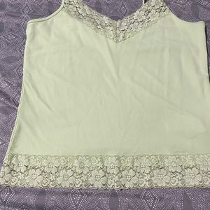 Cleo lace trim tank